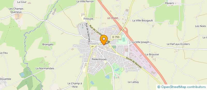 localisation de l'entreprise OGEC ECOLE ST JOSEPH à BROONS