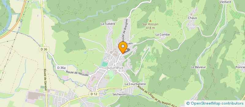 localisation de l'entreprise OGEC ECOLE ST JOSEPH à JUJURIEUX