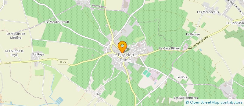 localisation de l'entreprise OGEC ECOLE ST LOUIS à LE PUY-NOTRE-DAME