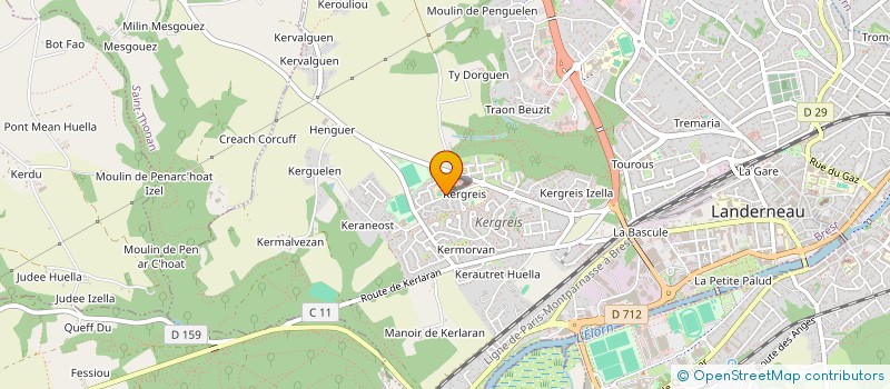 localisation de l'entreprise OGEC ECOLE ST NICOLAS à LANDERNEAU