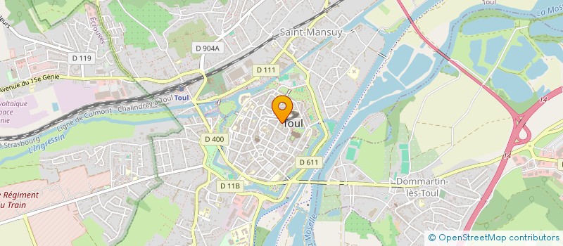 localisation de l'entreprise OGEC ECOLE STE FAMILLE  TOUL