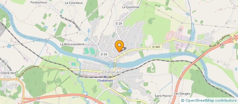 localisation de l'entreprise OGEC ECOLE STE JEANNE D ARC à CHABANAIS