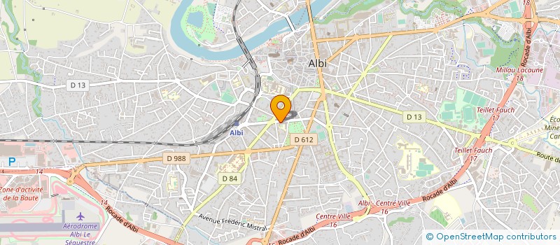 localisation de l'entreprise OGEC ECOLE STE MARIE  ALBI