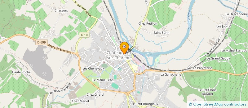 localisation de l'entreprise OGEC ECOLE STE MARTHE à CHATEAUNEUF-SUR-CHARENTE