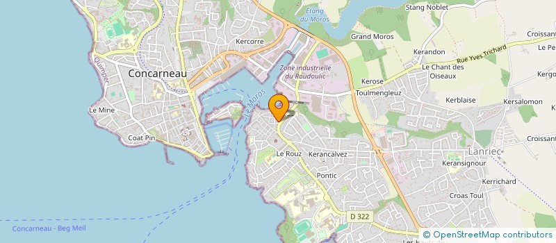 localisation de l'entreprise OGEC ECOLE STE THERESE à CONCARNEAU