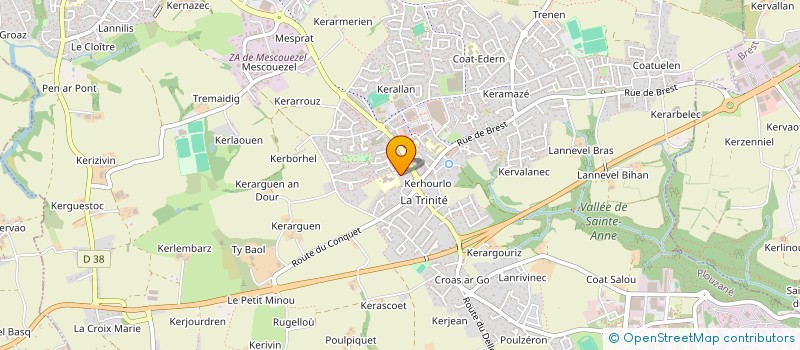 localisation de l'entreprise OGEC ECOLE STE THERESE à PLOUZANE