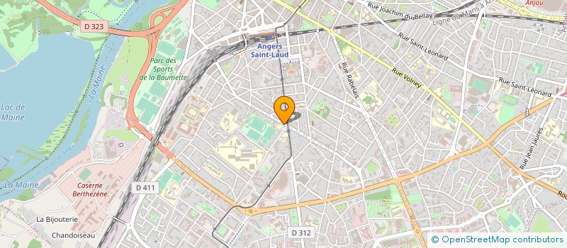 localisation de l'entreprise OGEC ECOLES PRIVEES STE BERNADETTE à ANGERS