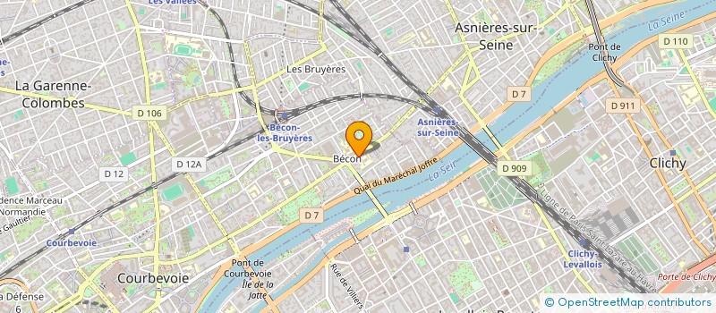 localisation de l'entreprise OGEC ENSEMBLE SCOLAIRE MONTALEMBERT à COURBEVOIE