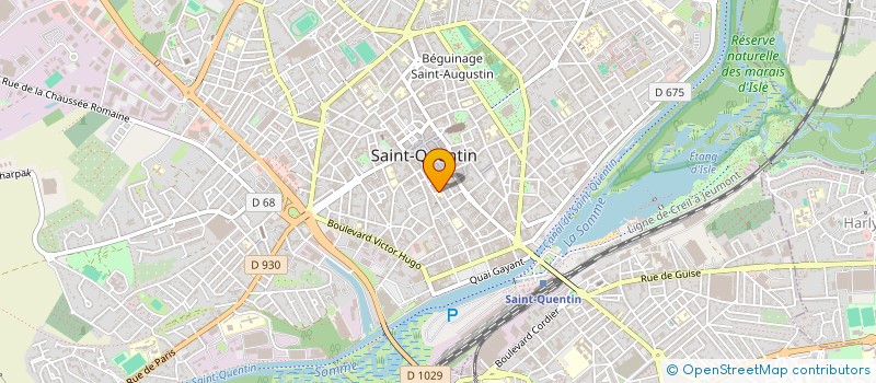 localisation de l'entreprise OGEC EXTERNAT NOTRE DAME à SAINT-QUENTIN