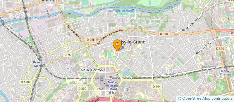 localisation de l'entreprise OGEC F. CABRINI à NOISY-LE-GRAND