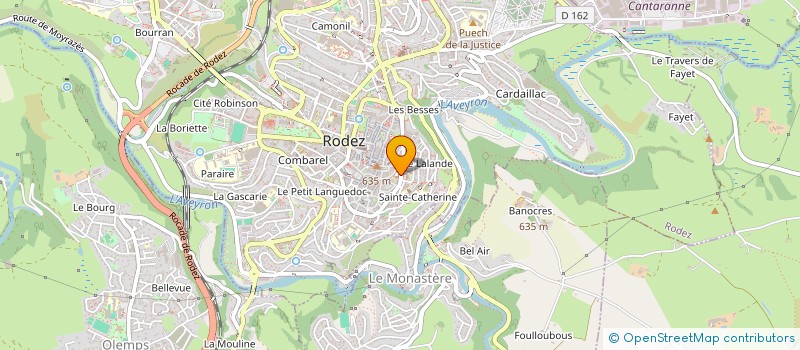 localisation de l'entreprise OGEC FRANCOIS D ESTAING  RODEZ