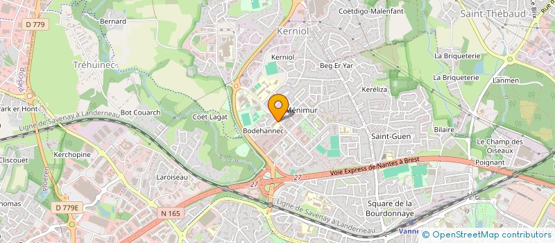 localisation de l'entreprise OGEC FRANCOISE D'AMBOISE à VANNES