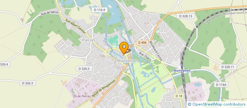 localisation de l'entreprise OGEC FRANCOISE D AUBIGNE à MAINTENON