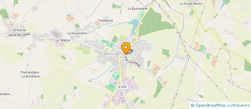 localisation de l'entreprise OGEC GESTION DU SACRE-COEUR à ATHIS-VAL DE ROUVRE