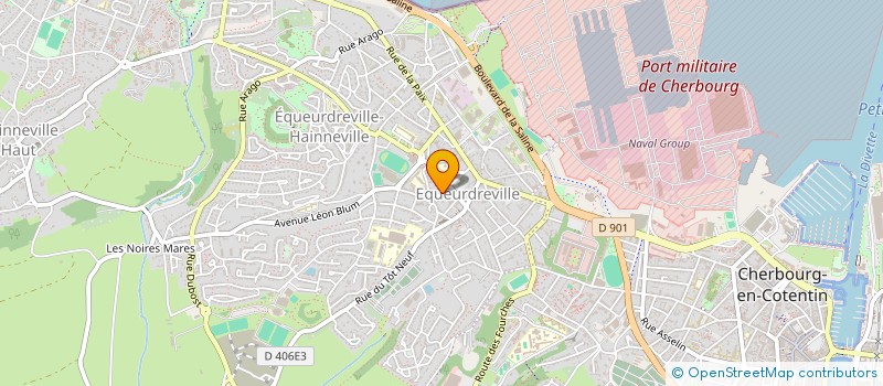 localisation de l'entreprise OGEC GESTION ECOLE SAINTE MARIE  CHERBOURG-EN-COTENTIN