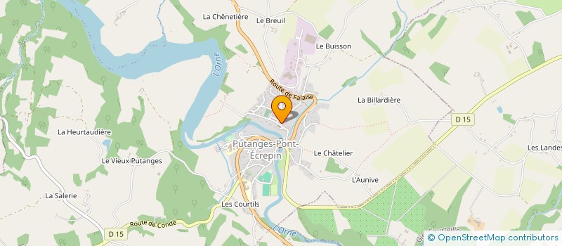 localisation de l'entreprise OGEC GESTION SAINTE THERESE à PUTANGES-LE-LAC