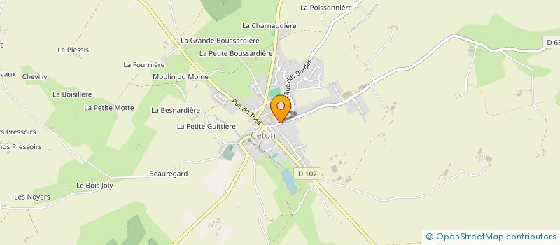localisation de l'entreprise OGEC GESTION STE LUCIE - ST PIERRE à CETON