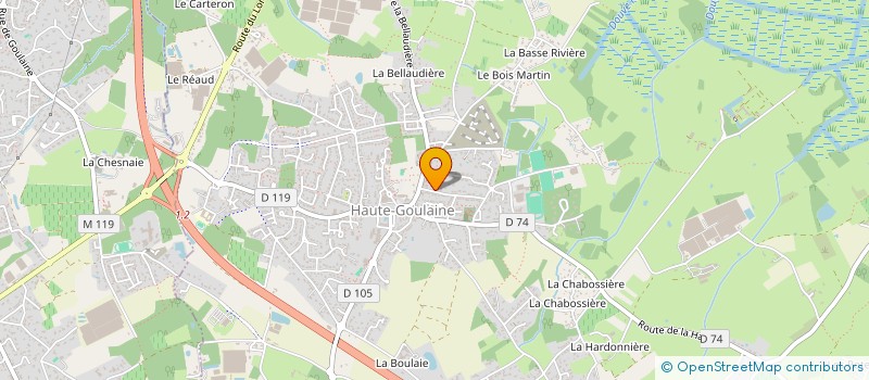 localisation de l'entreprise OGEC HAUTE GOULAINE à HAUTE-GOULAINE