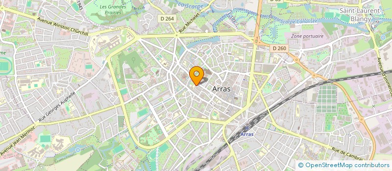 localisation de l'entreprise OGEC INSTITUTION SAINT JOSEPH à ARRAS