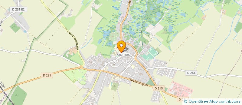 localisation de l'entreprise OGEC JEAN BOSCO  GUINES