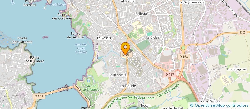 localisation de l'entreprise OGEC JEAN DE LA MENNAIS  SAINT-MALO