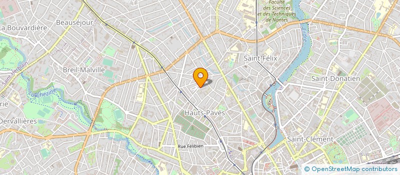 localisation de l'entreprise OGEC JEAN XXIII à NANTES