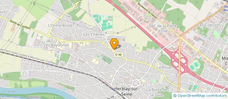 localisation de l'entreprise OGEC JEANNE D'ARC à HERBLAY-SUR-SEINE