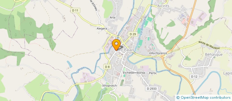 localisation de l'entreprise OGEC JEANNE D'ARC  SAINT-PALAIS