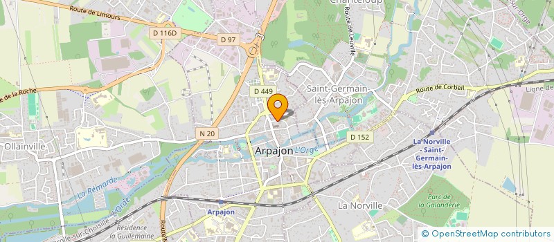 localisation de l'entreprise OGEC JEANNE D'ARC à ARPAJON