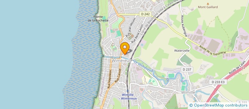 localisation de l'entreprise OGEC JEANNE D'ARC WIMEREUX  WIMEREUX