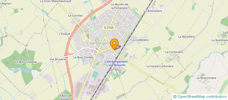 localisation de l'entreprise OGEC L HERBERGEMENT à L'HERBERGEMENT