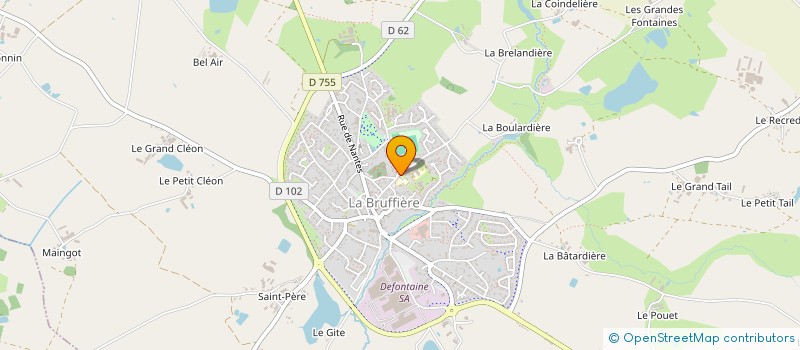 localisation de l'entreprise OGEC LA BRUFFIERE à LA BRUFFIERE