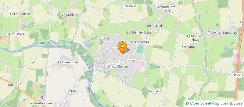 localisation de l'entreprise OGEC LA CHEVALLERAIS  LA CHEVALLERAIS