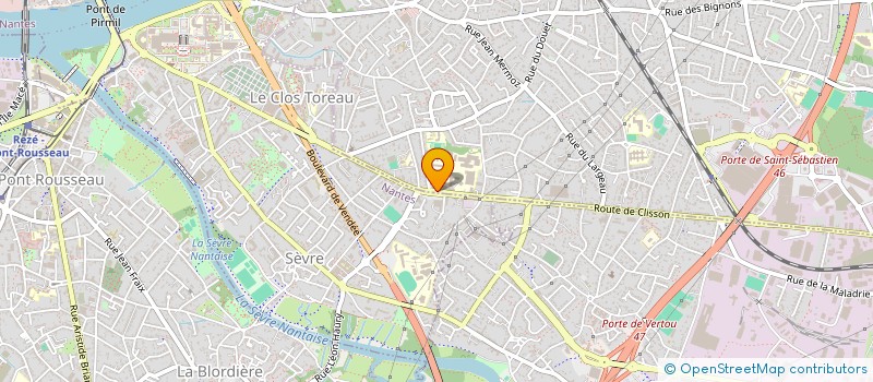 localisation de l'entreprise OGEC LA JOLIVERIE  SAINT-SEBASTIEN-SUR-LOIRE