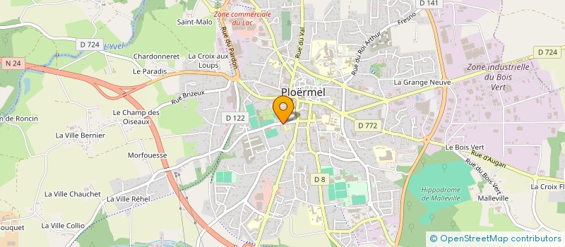 localisation de l'entreprise OGEC LA MENNAIS ST ARMEL à PLOERMEL