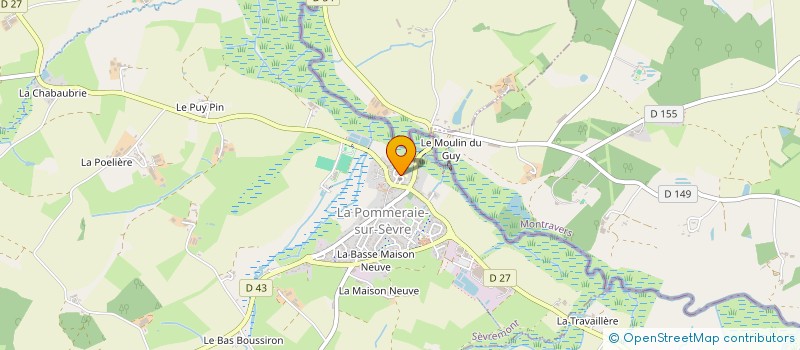 localisation de l'entreprise OGEC LA POMMERAIE SUR SEVRE  SEVREMONT