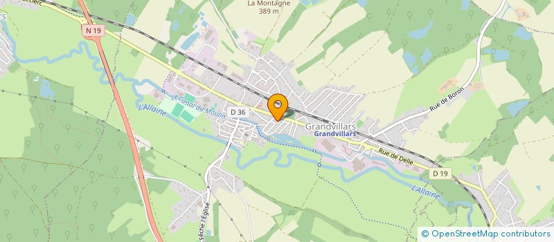 localisation de l'entreprise OGEC LA PROVIDENCE à GRANDVILLARS