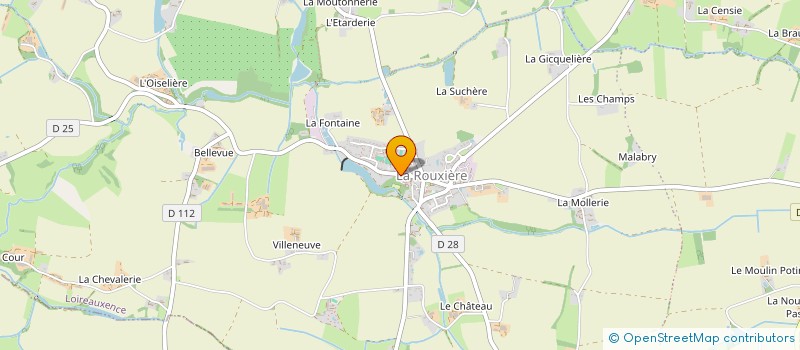 localisation de l'entreprise OGEC LA ROUXIERE à LOIREAUXENCE