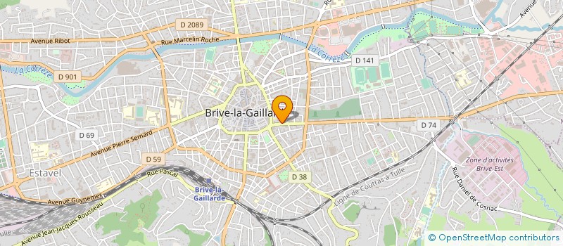 localisation de l'entreprise OGEC LA SALLE  BRIVE-LA-GAILLARDE