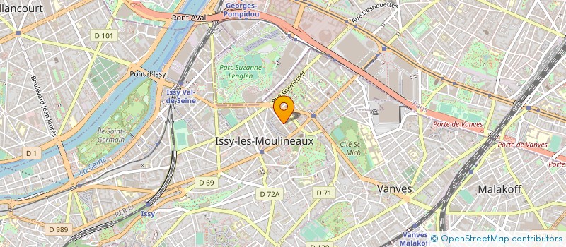 localisation de l'entreprise OGEC LA SALLE-SAINT NICOLAS à ISSY-LES-MOULINEAUX