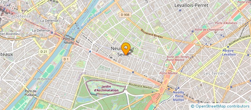 localisation de l'entreprise OGEC LA TRINITE à NEUILLY-SUR-SEINE