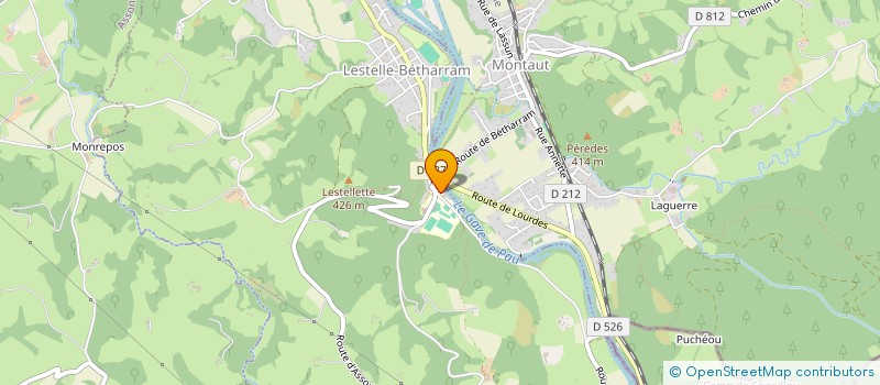 localisation de l'entreprise OGEC LE BEAU RAMEAU  LESTELLE-BETHARRAM