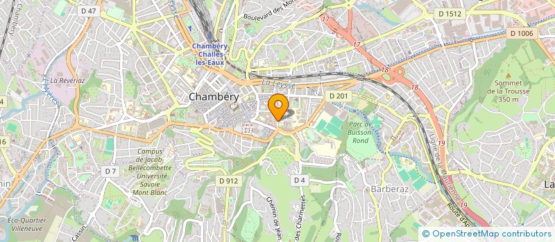 localisation de l'entreprise OGEC LE BOCAGE  CHAMBERY