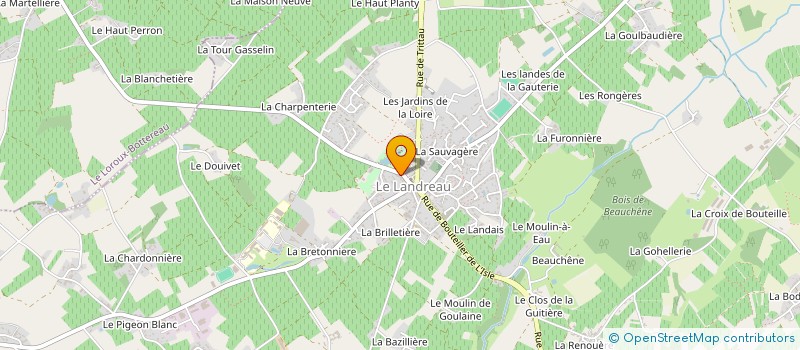 localisation de l'entreprise OGEC LE LANDREAU à LE LANDREAU