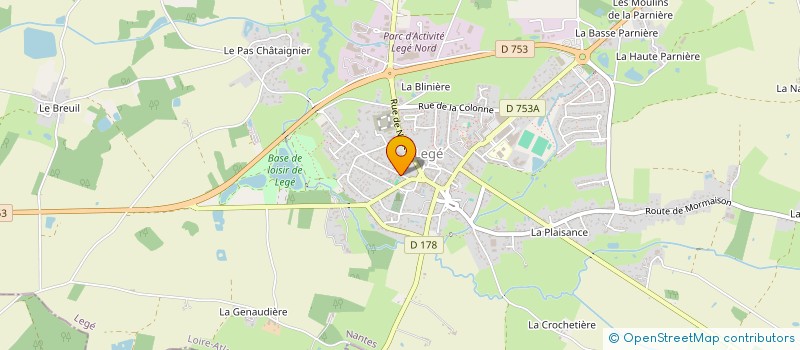 localisation de l'entreprise OGEC LEGE à LEGE