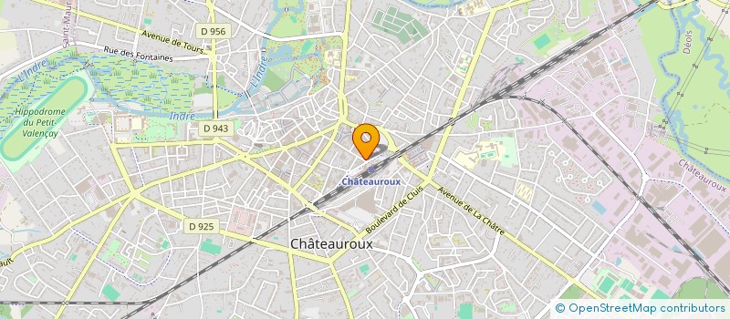 localisation de l'entreprise OGEC LEON XIII STE SOLANGE à CHATEAUROUX