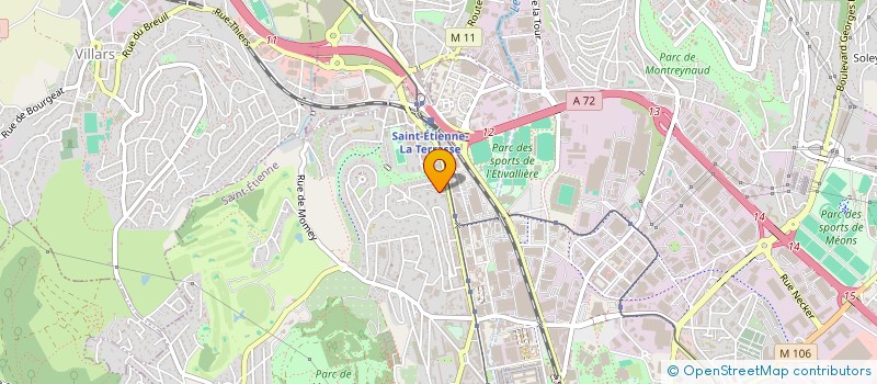 localisation de l'entreprise OGEC LES PRES FLEURIS  SAINT-ETIENNE