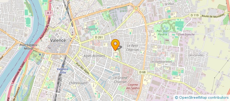 localisation de l'entreprise OGEC LYCEES ET INSTITUT MONTPLAISIR à VALENCE