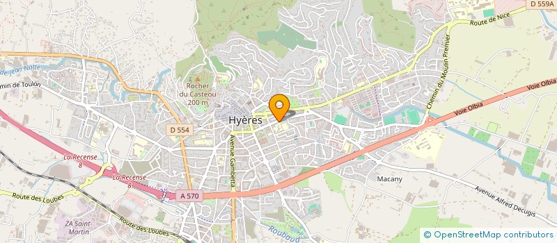 localisation de l'entreprise OGEC MAINTENON à HYERES