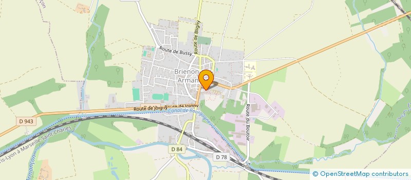 localisation de l'entreprise OGEC MANECANTERIE PTS CHANTEURS CRX BOIS à BRIENON-SUR-ARMANCON